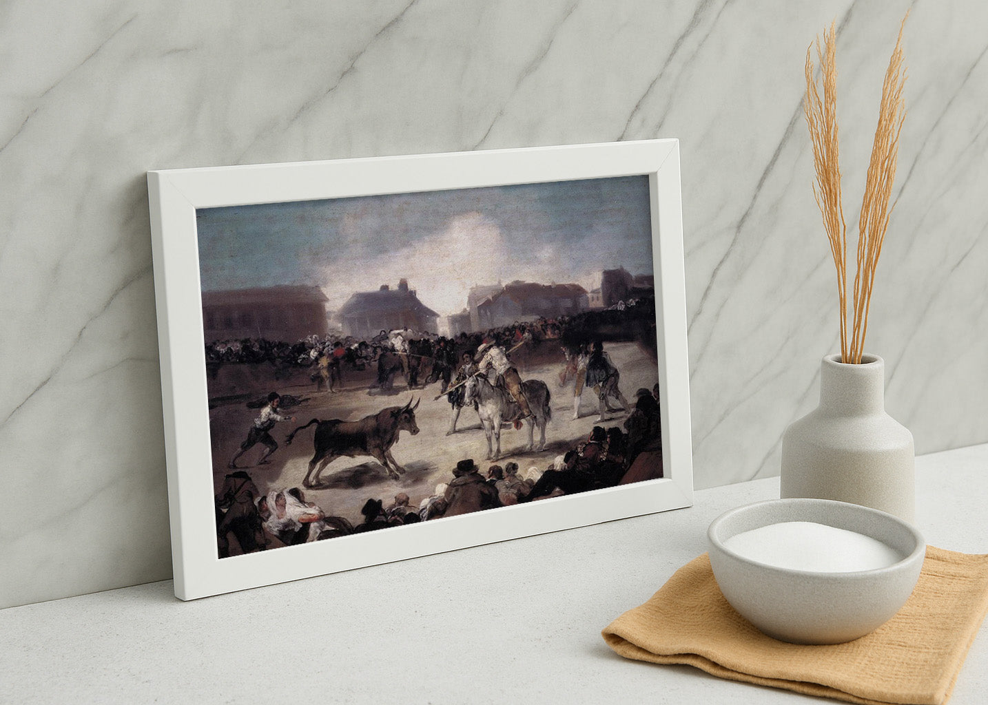 Cuadro Corrida de toros de pueblo (Goya)