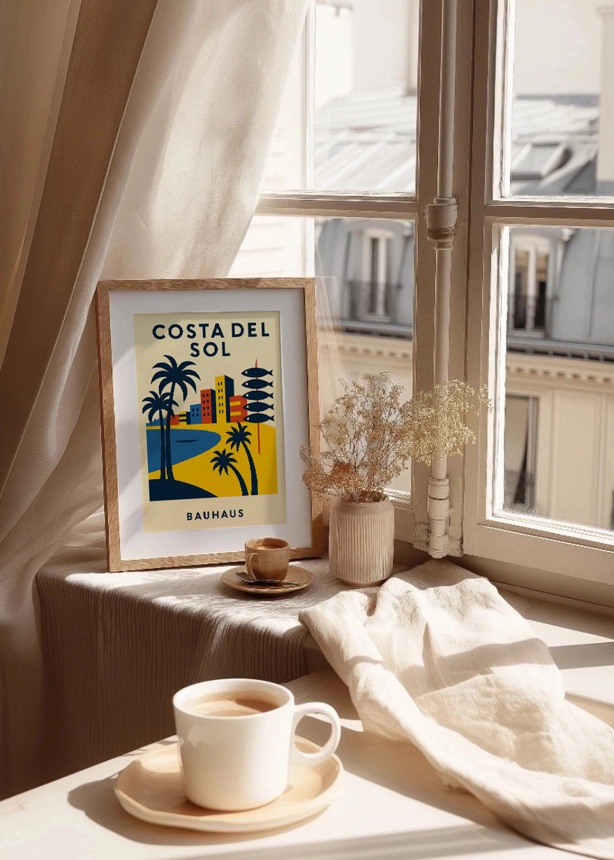 Cuadro Costa del Sol Poster Bauhaus