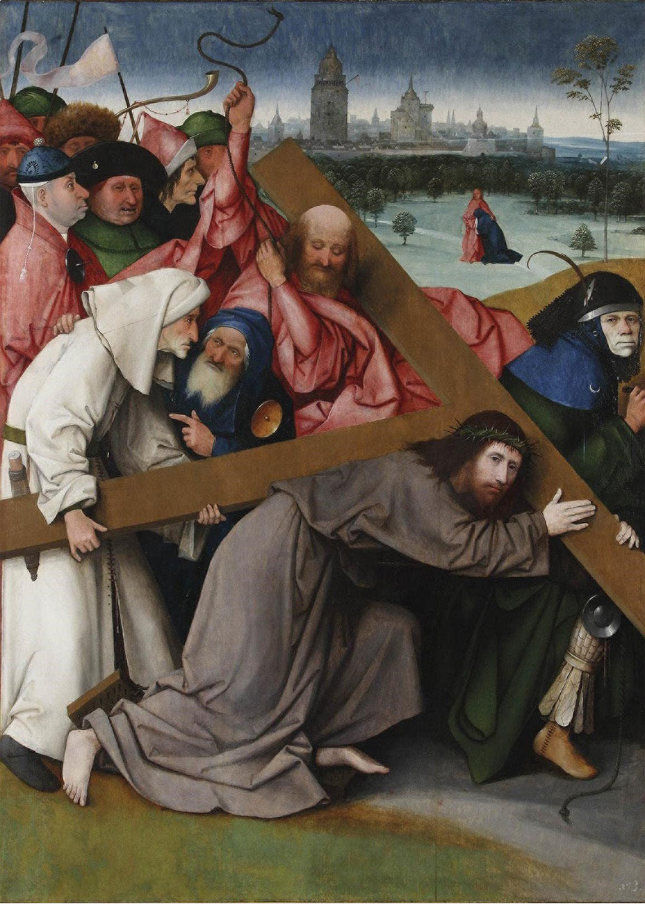 Cuadro Cristo con la cruz a cuestas (El Bosco)