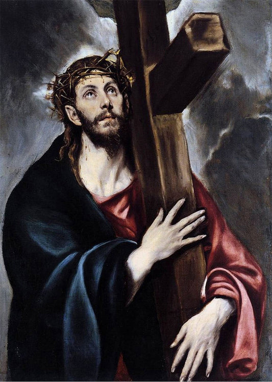Cuadro Cristo abrazado a la cruz (El Greco)