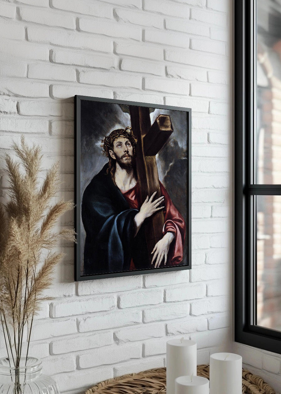 Cuadro Cristo abrazado a la cruz (El Greco)