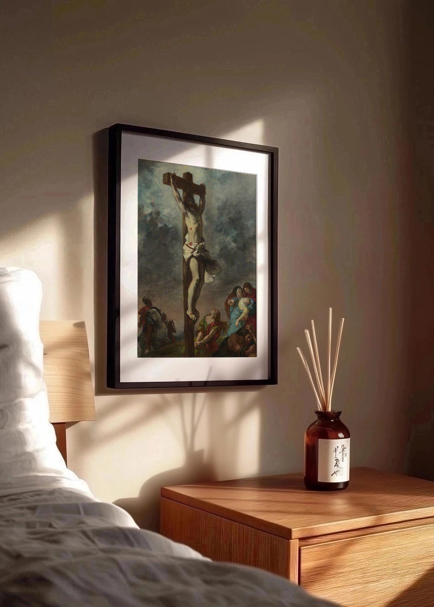 Cuadro Crucifixión de Jesús (Eugene Delacroix)