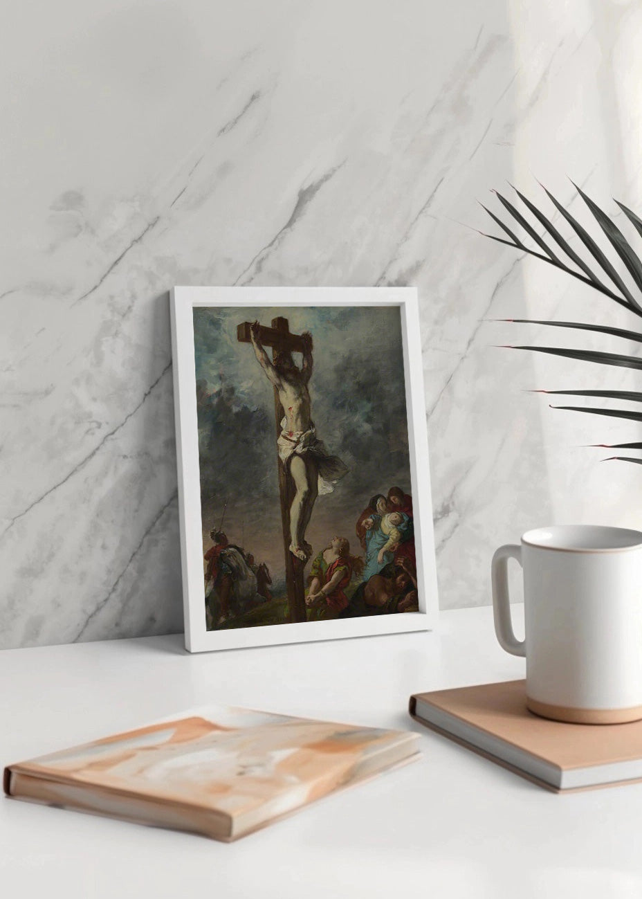 Cuadro Crucifixión de Jesús (Eugene Delacroix)