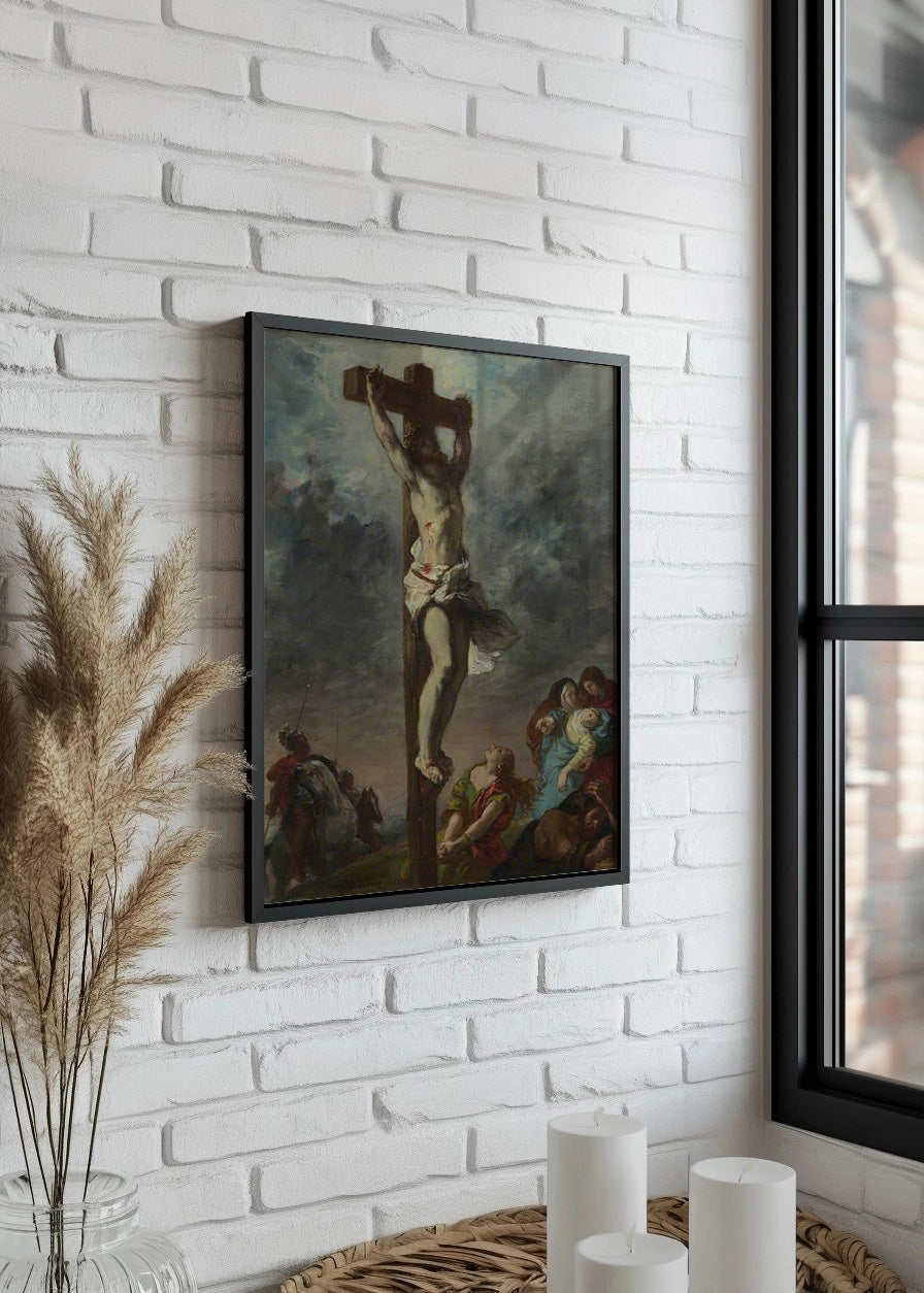 Cuadro Crucifixión de Jesús (Eugene Delacroix)