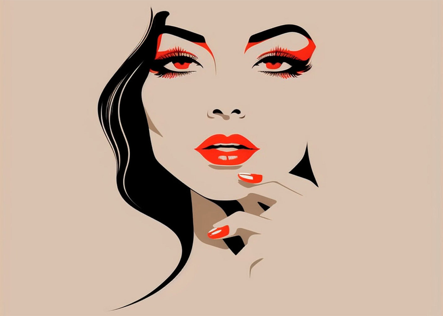 Cuadro Miradas que matan