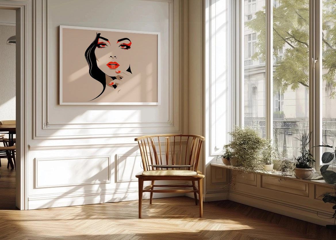 Cuadro Miradas que matan