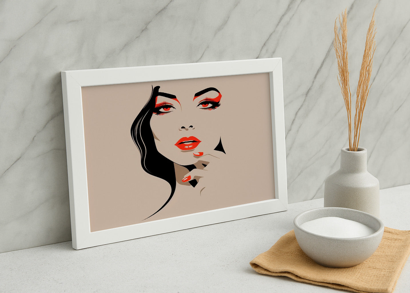 Cuadro Miradas que matan