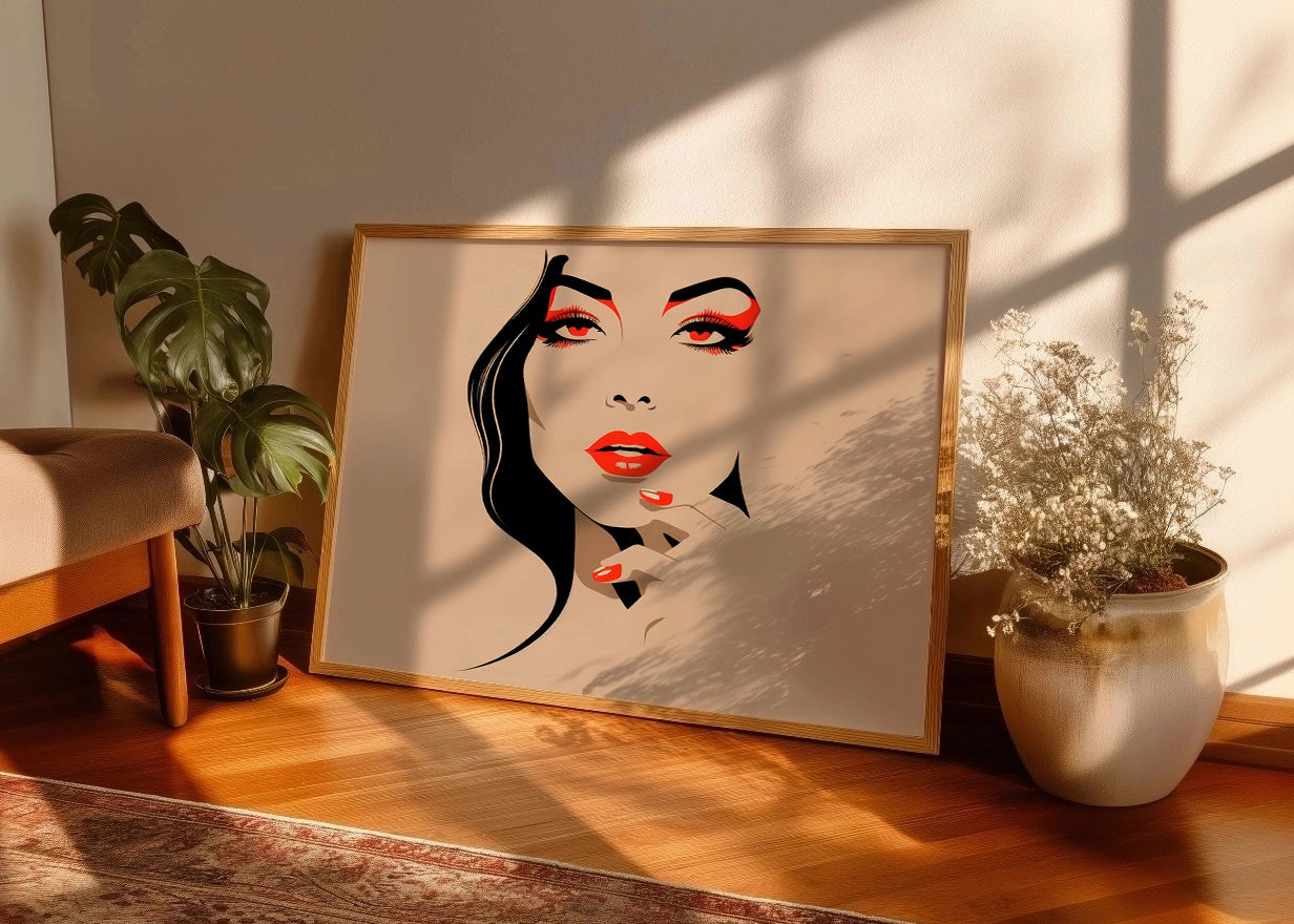 Cuadro Miradas que matan