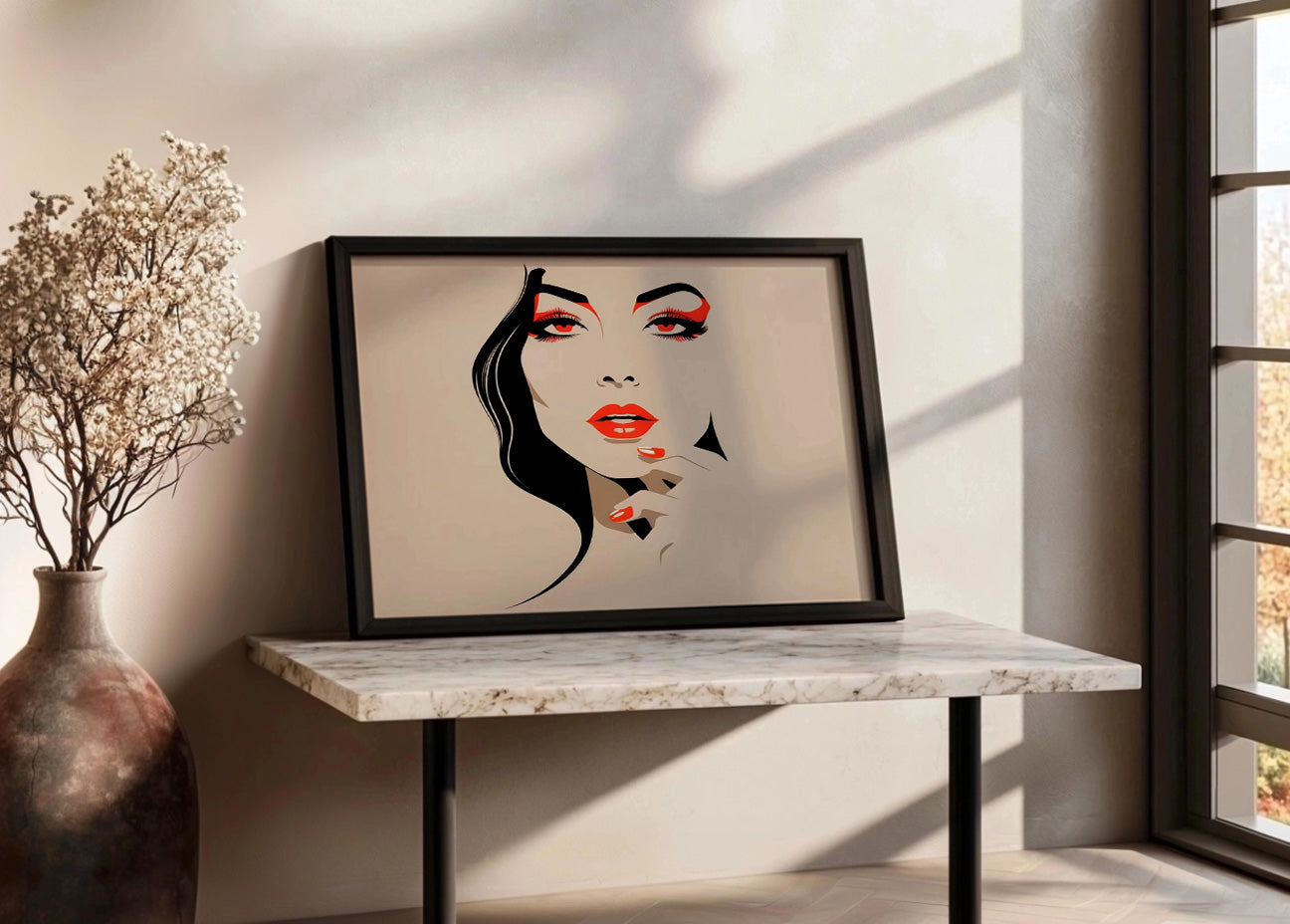 Cuadro Miradas que matan