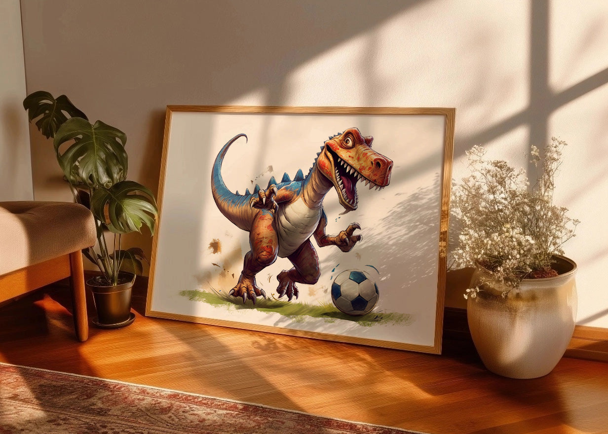 Cuadro âJugador de dinofĂștbol