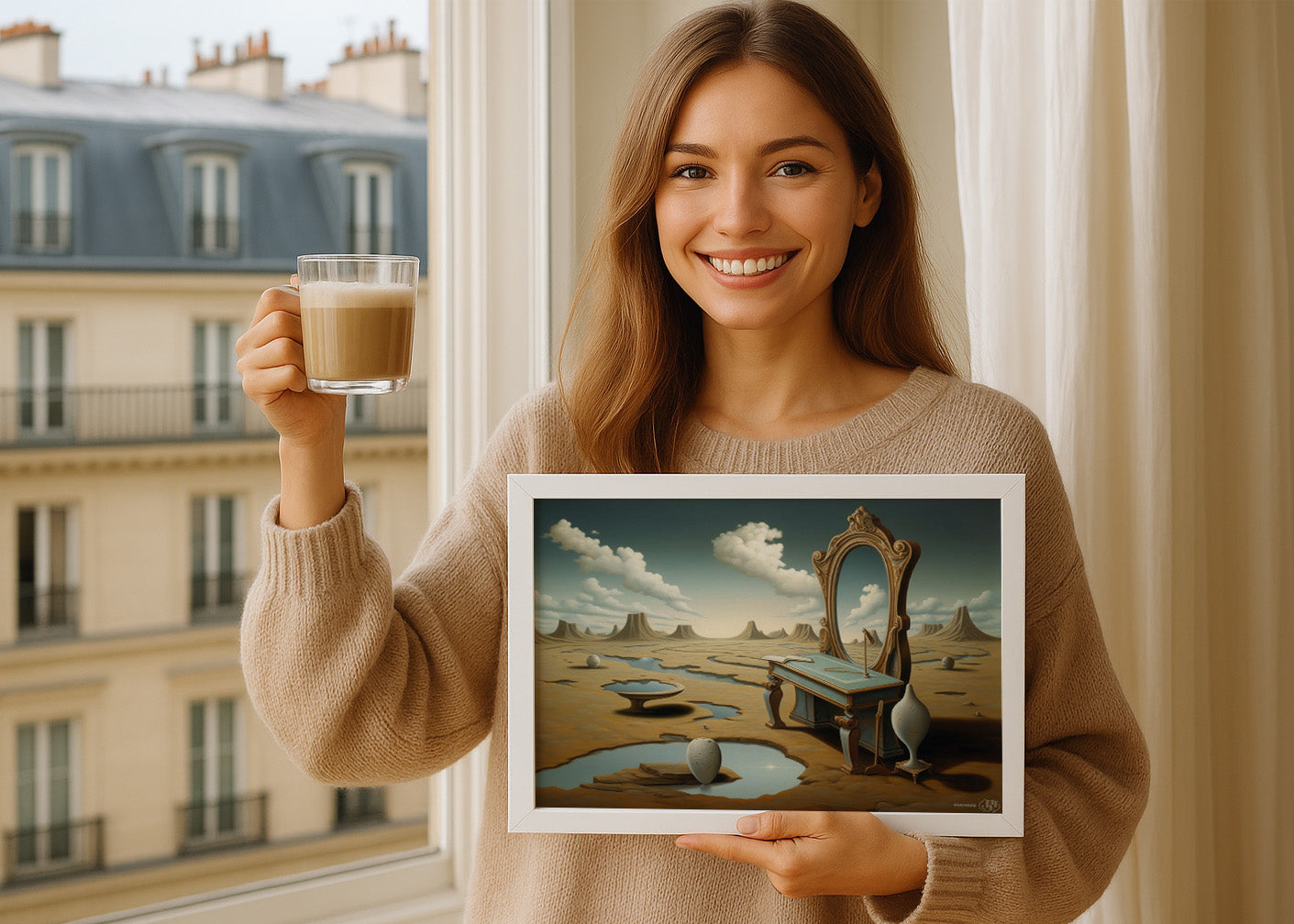 Cuadro ​Surrealismo de los espejos