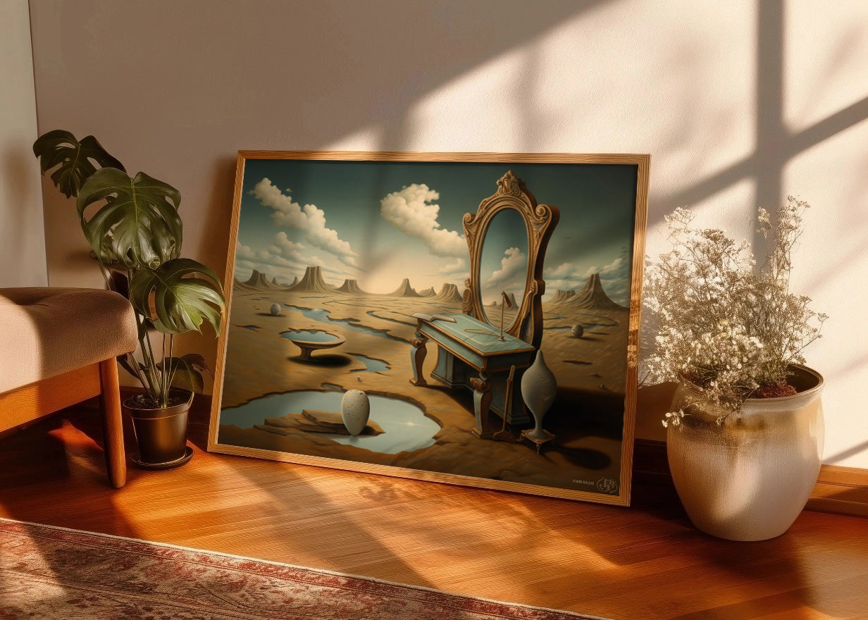 Cuadro ​Surrealismo de los espejos