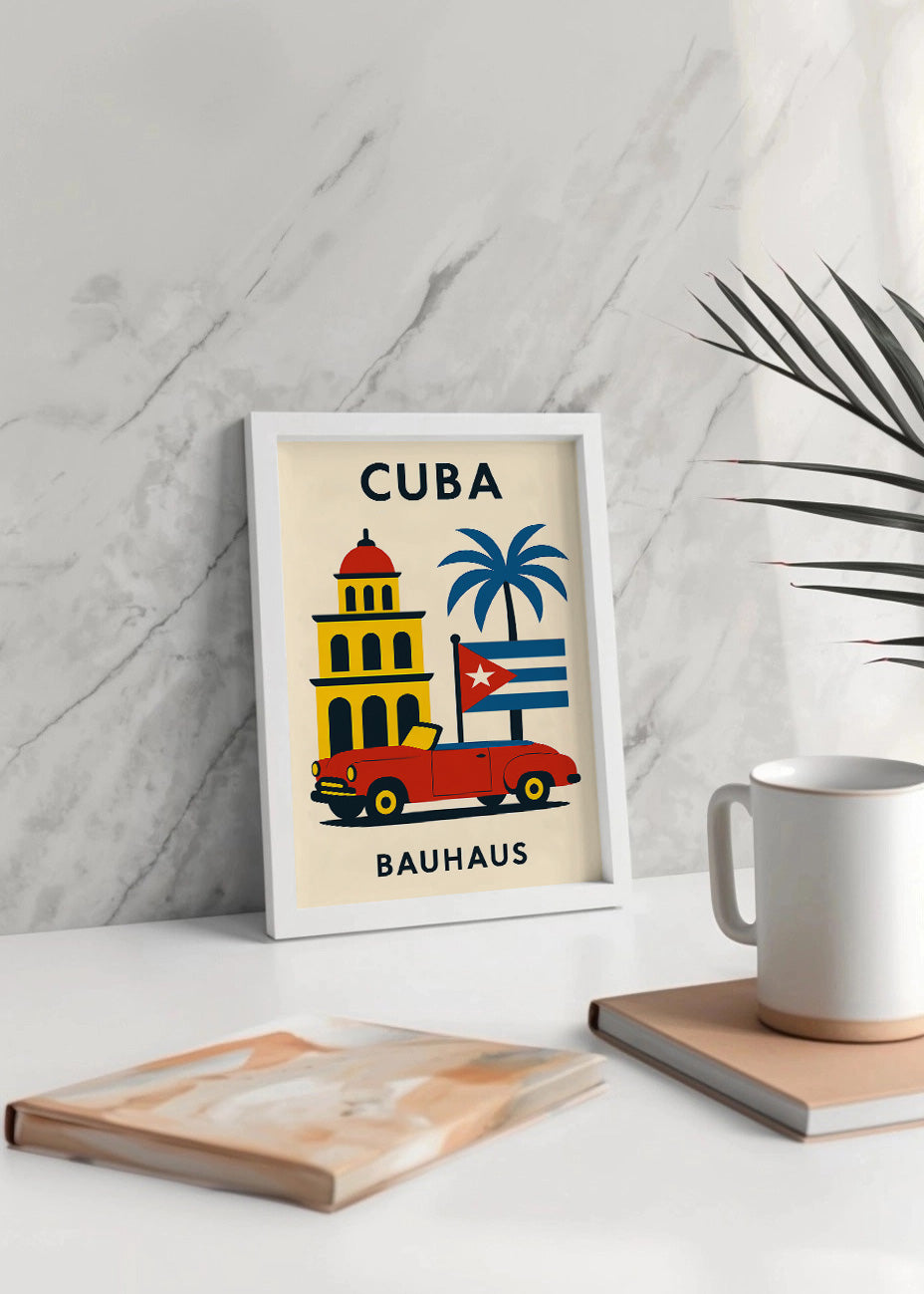 Cuadro Cuba Poster Bauhaus