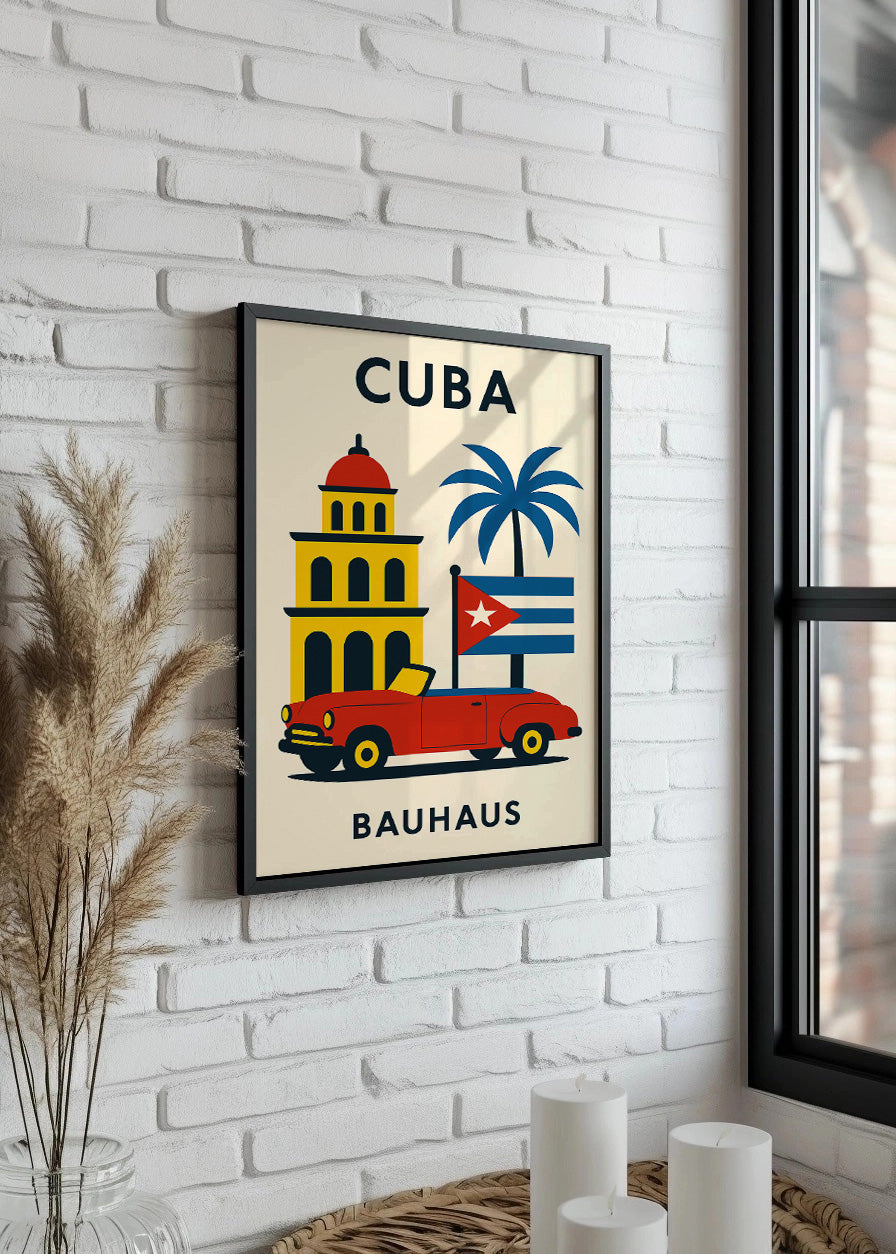Cuadro Cuba Poster Bauhaus
