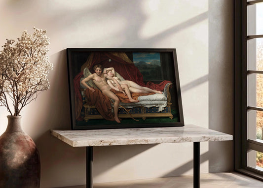 Cuadro Cupido y Psique (Jacques-Louise David)