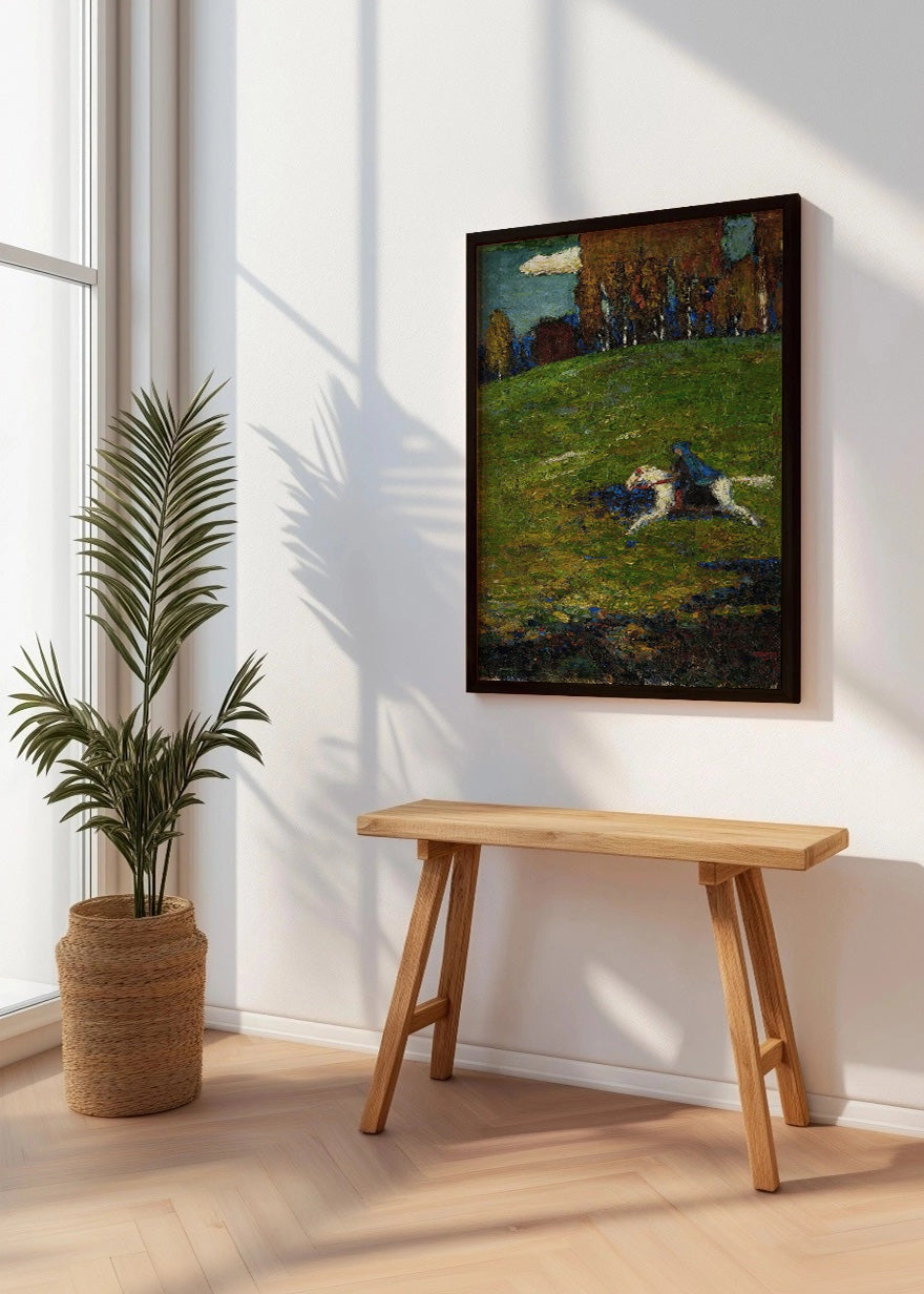 Cuadro Curva libre al punto (Kandinsky)