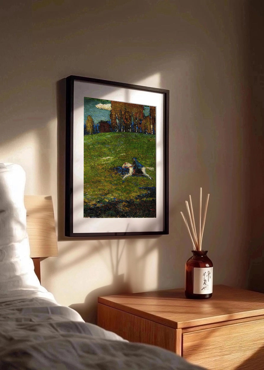 Cuadro Curva libre al punto (Kandinsky)