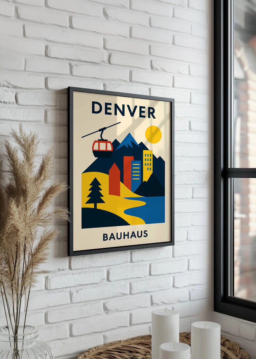 Cuadro Denver Poster Bauhaus