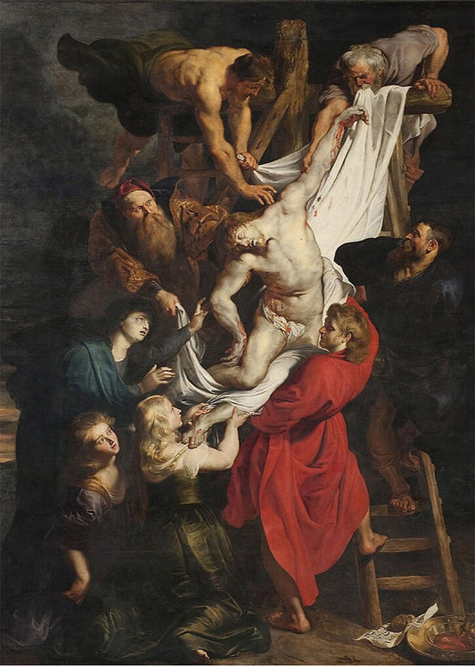 Cuadro Descendimiento de Cristo (Rubens)