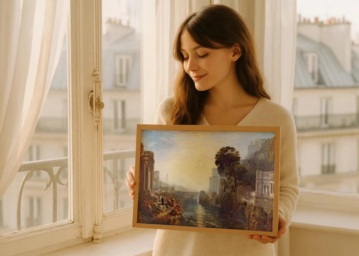 Cuadro Dido construyendo Cartago (Turner)