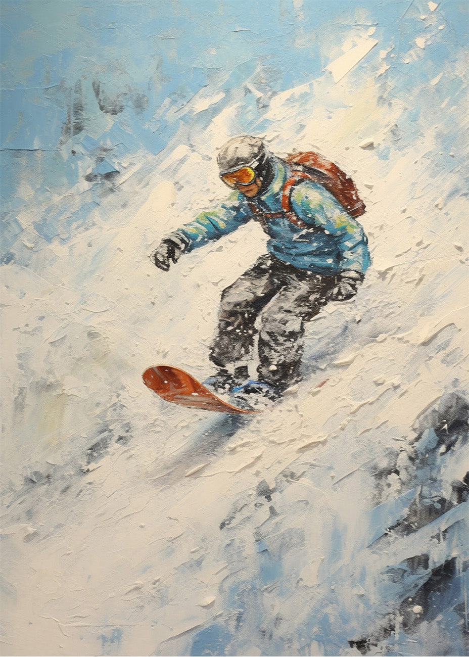 Cuadro Domino la nieve
