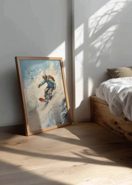 Cuadro Domino la nieve