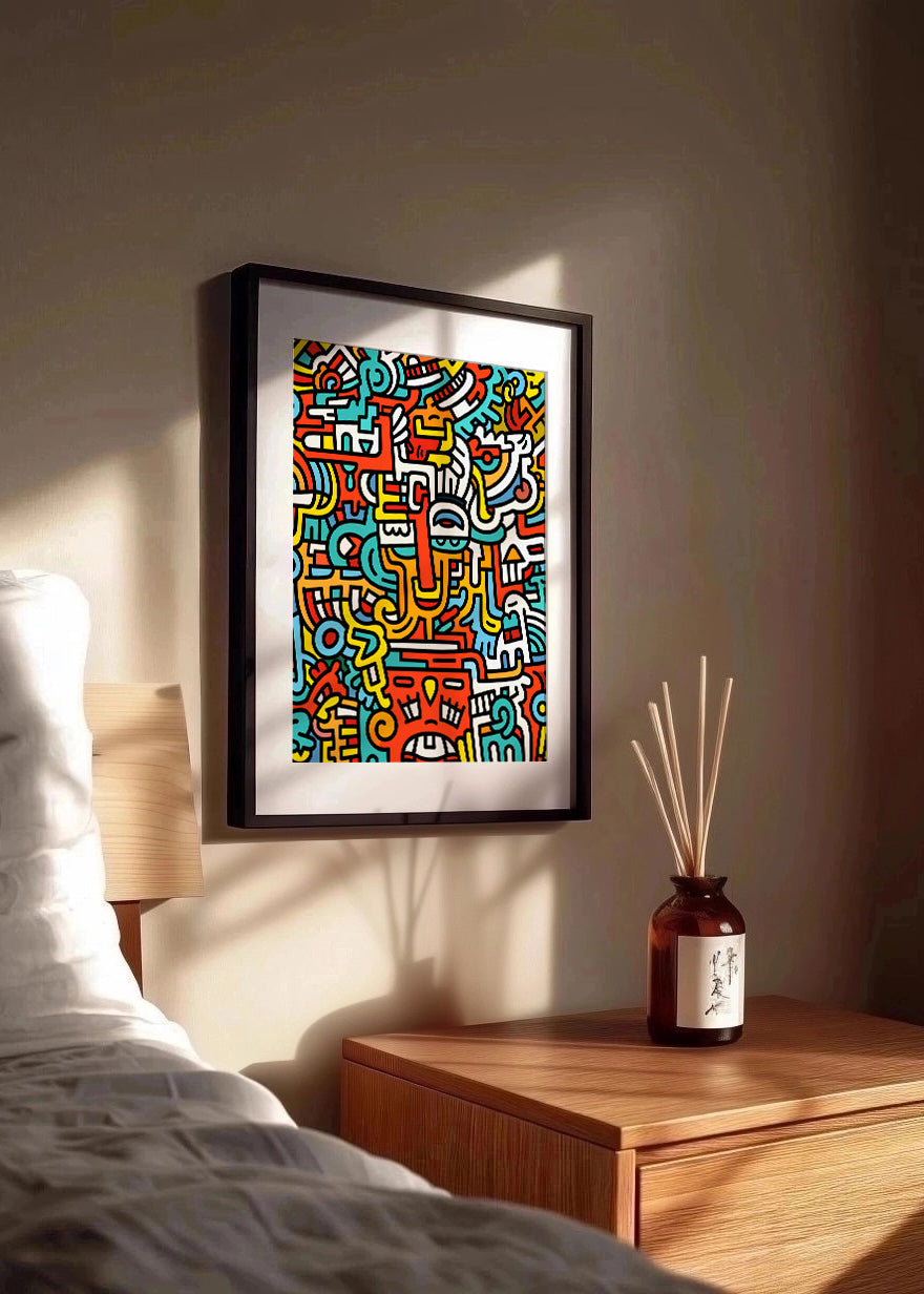Cuadro Doodle art