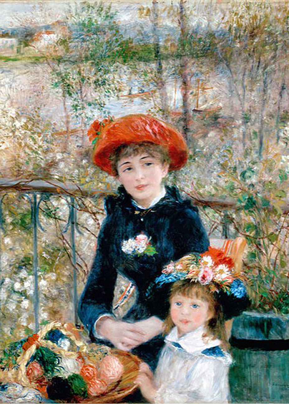 Cuadro Dos hermanas en la terraza (Renoir)