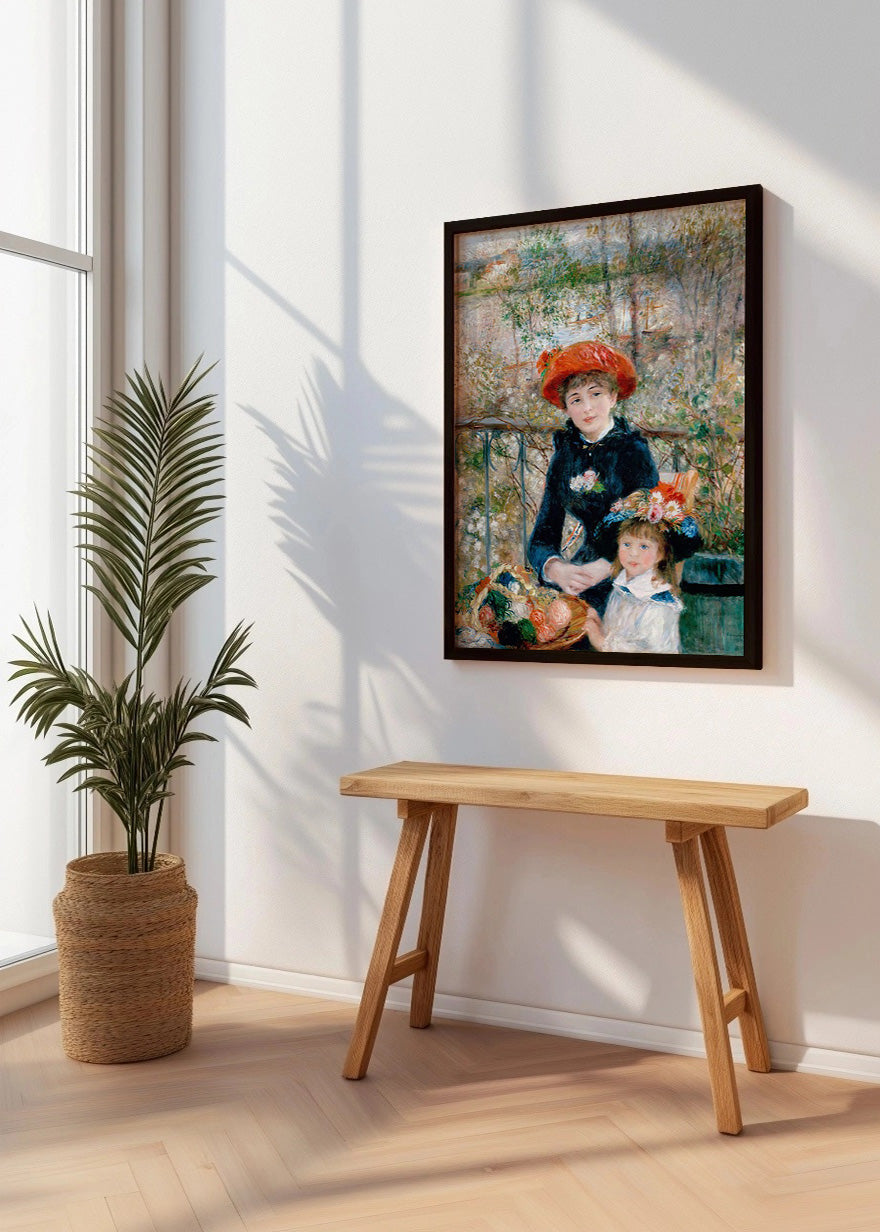 Cuadro Dos hermanas en la terraza (Renoir)