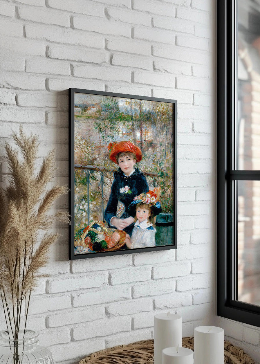 Cuadro Dos hermanas en la terraza (Renoir)