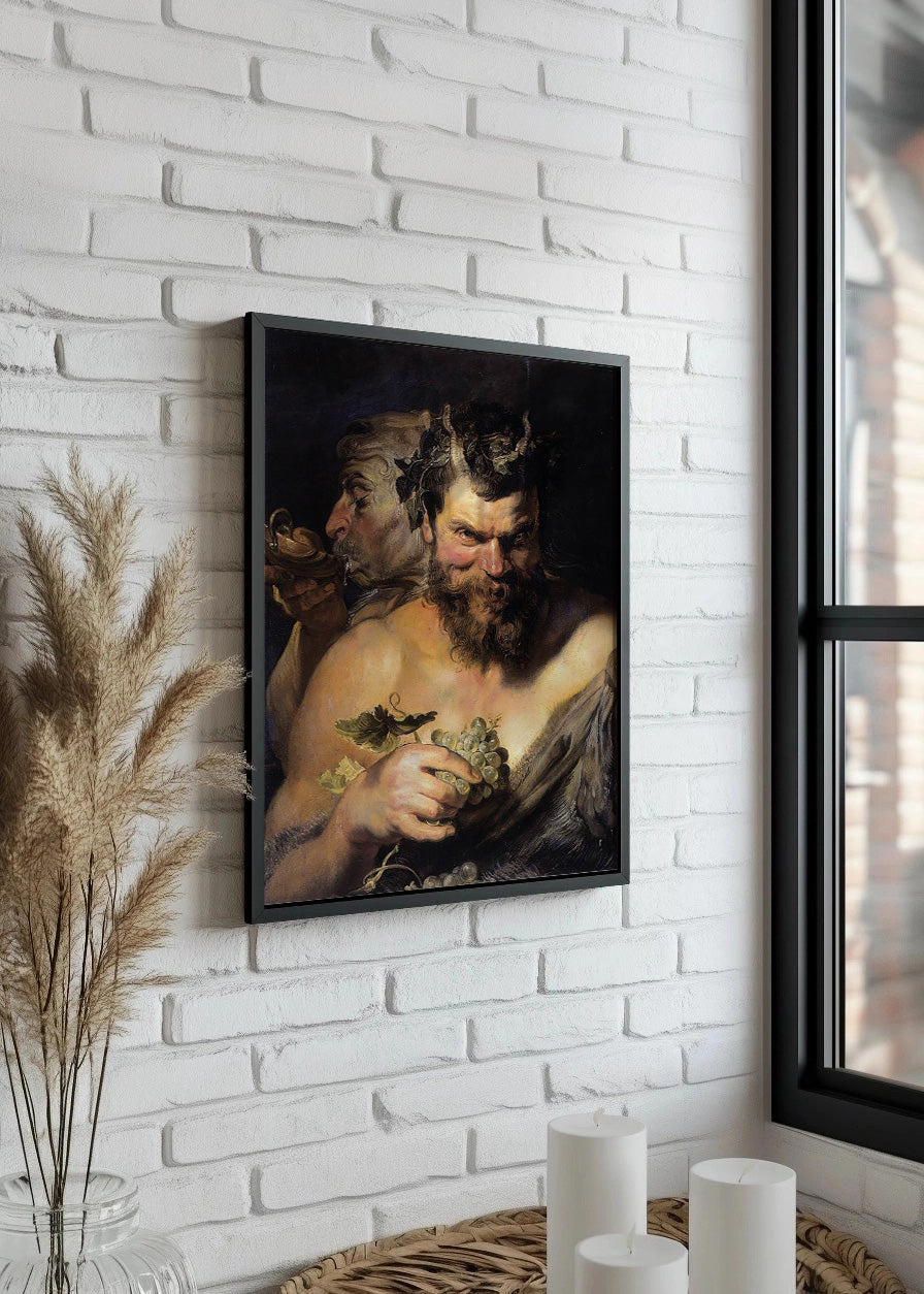 Cuadro Dos sátiros (Rubens)