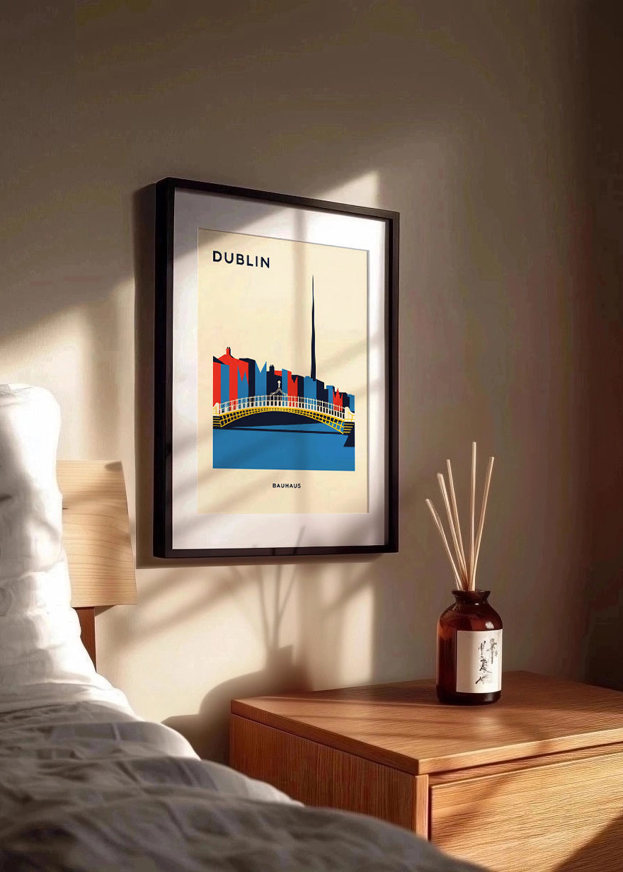 Cuadro Dublin Poster Bauhaus