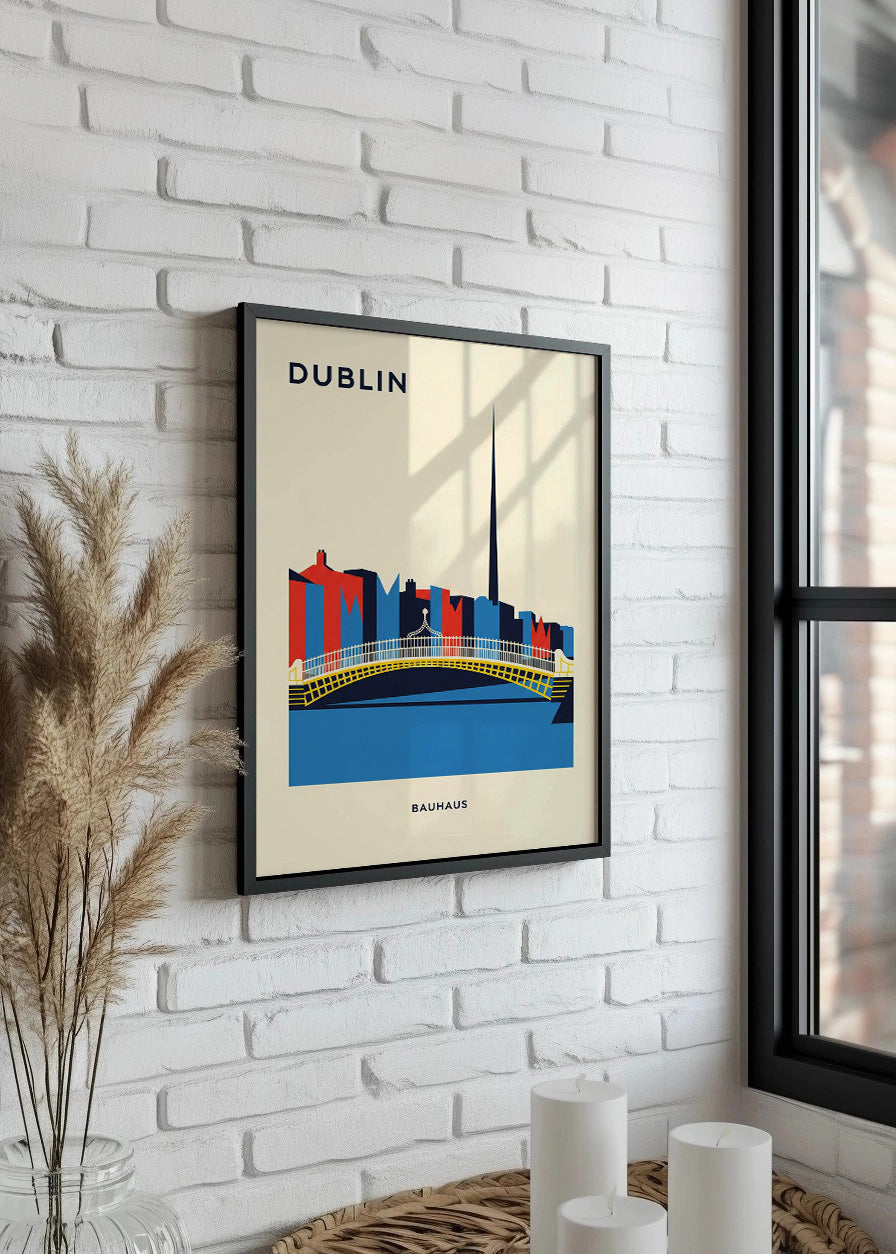 Cuadro Dublin Poster Bauhaus