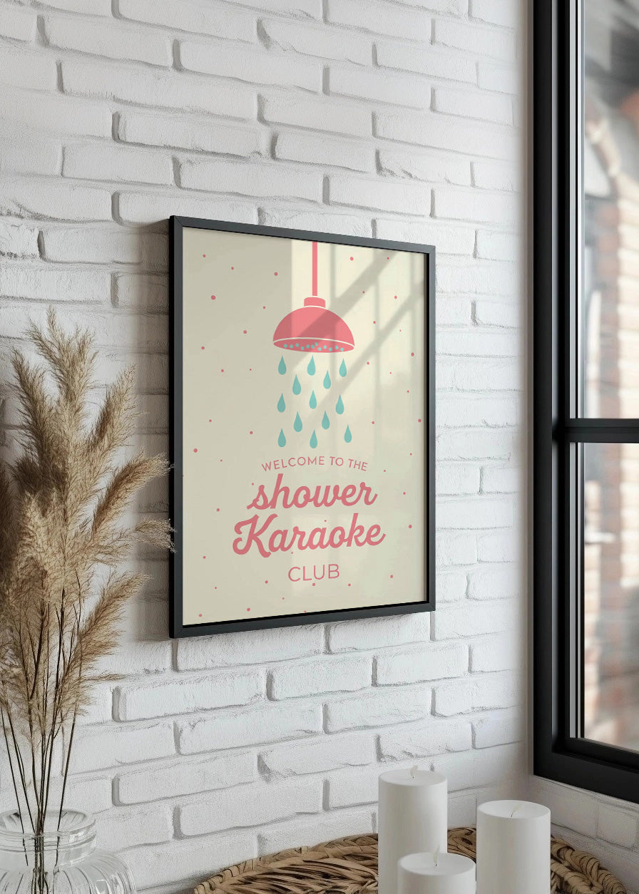 Cuadro Ducha Karaoke Club