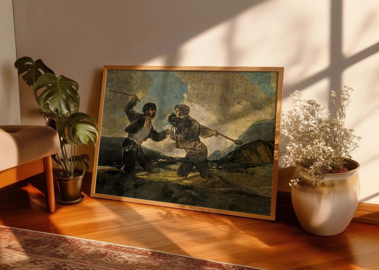 Cuadro Duelo a garrotazos (Francisco de Goya)