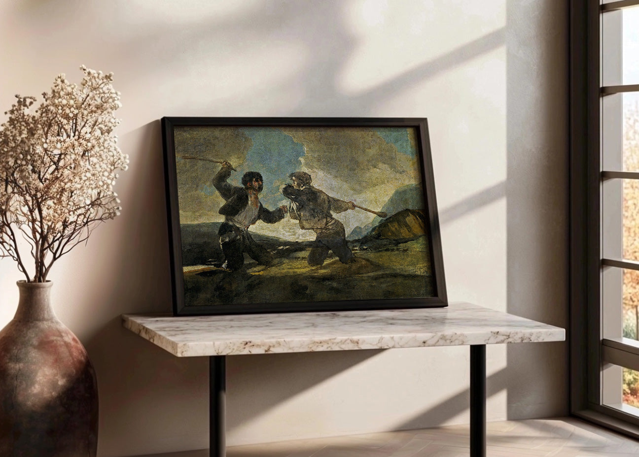 Cuadro Duelo a garrotazos (Francisco de Goya)