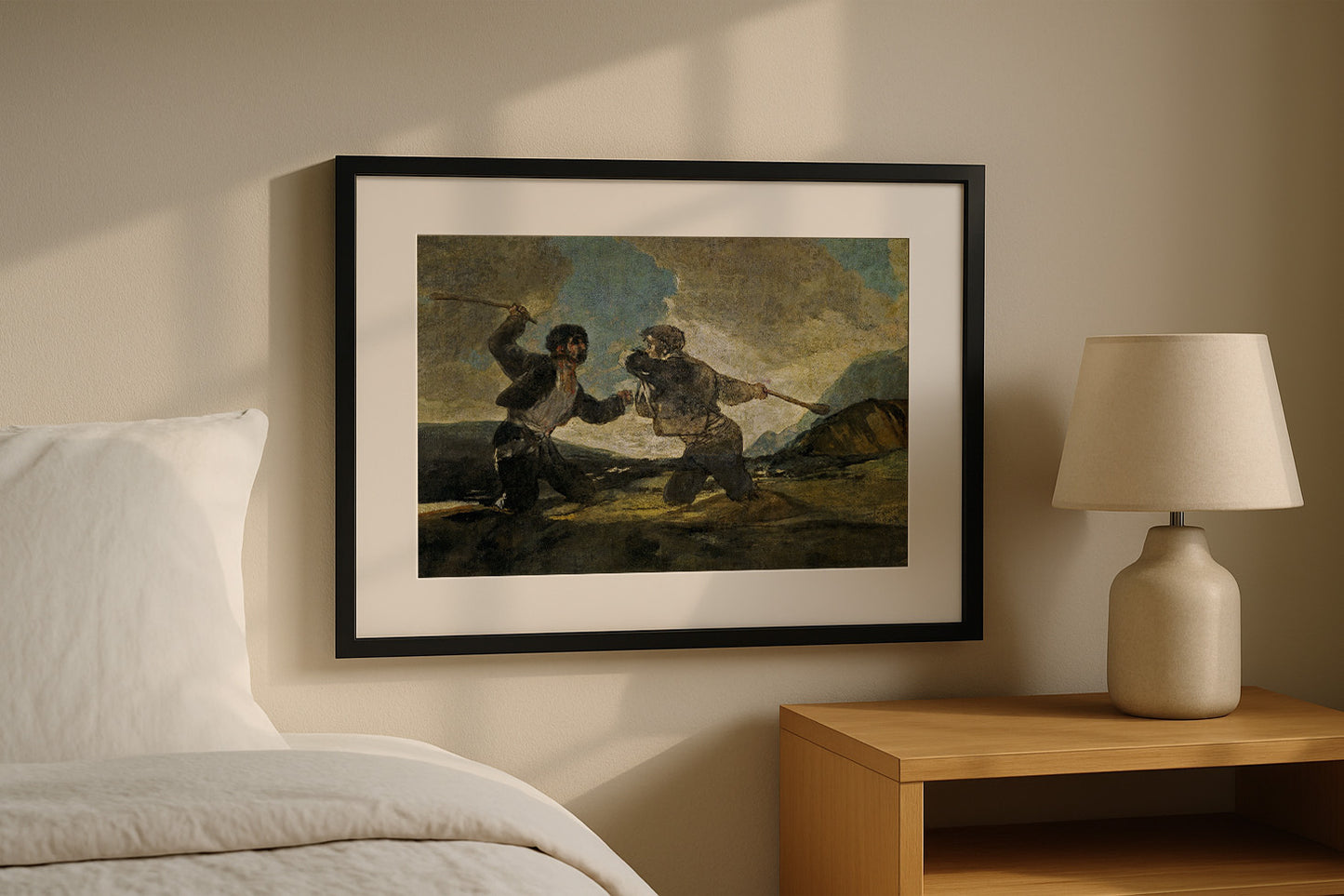 Cuadro de Duelo a garrotazos (Francisco de Goya) - Fine Artic