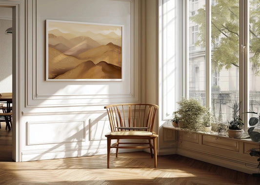 Cuadro Dunas y montañas