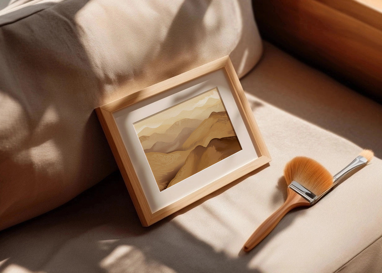 Cuadro Dunas y montañas