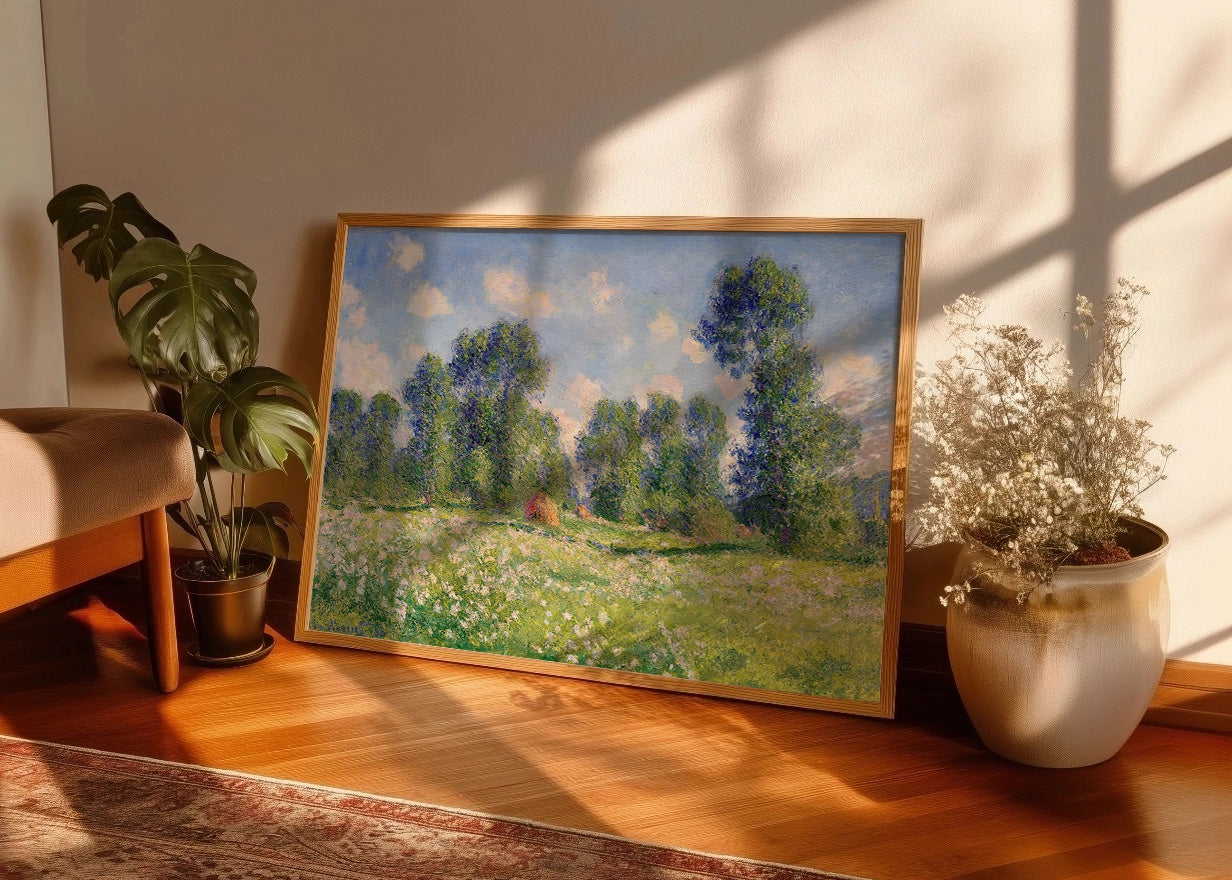 Cuadro Efecto de primavera, Giverny (Claude Monet)