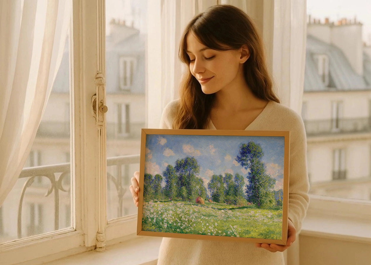 Cuadro Efecto de primavera, Giverny (Claude Monet)