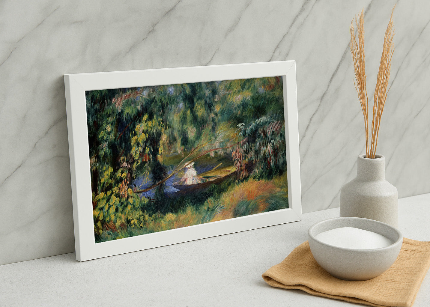 Cuadro El Bote (Renoir)
