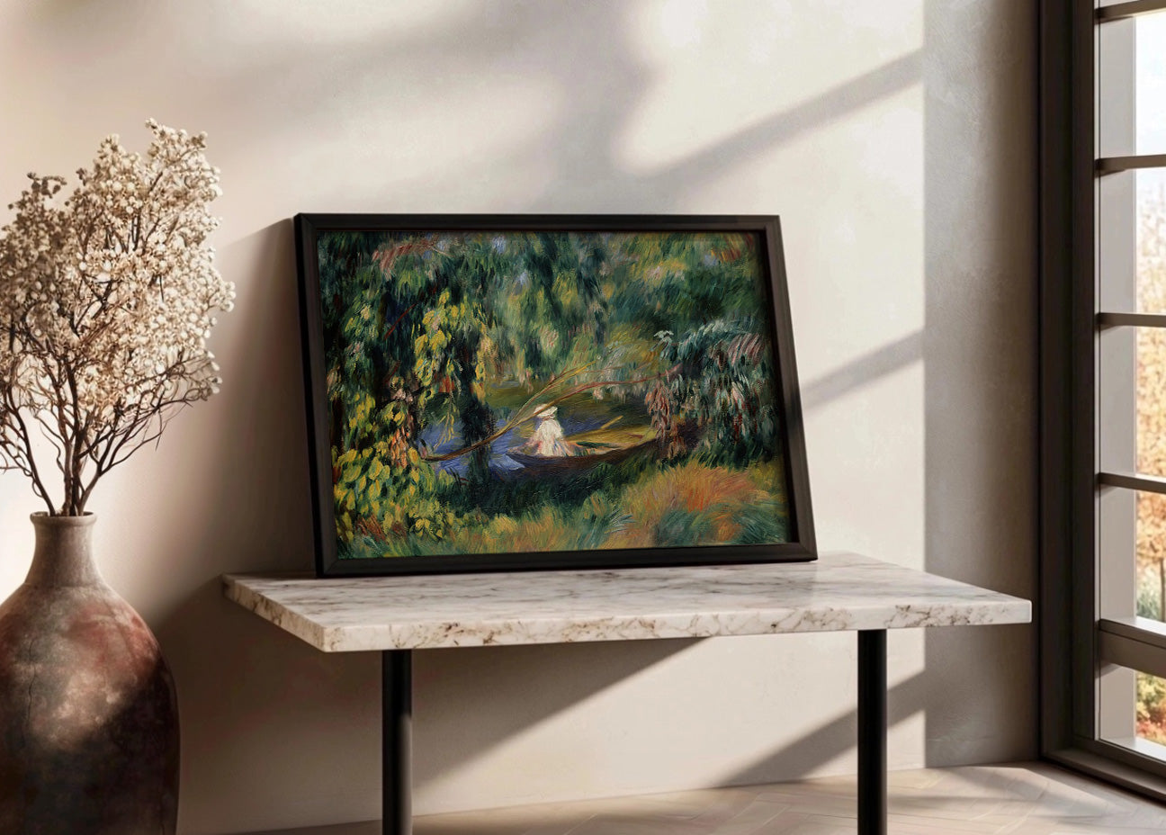 Cuadro El Bote (Renoir)