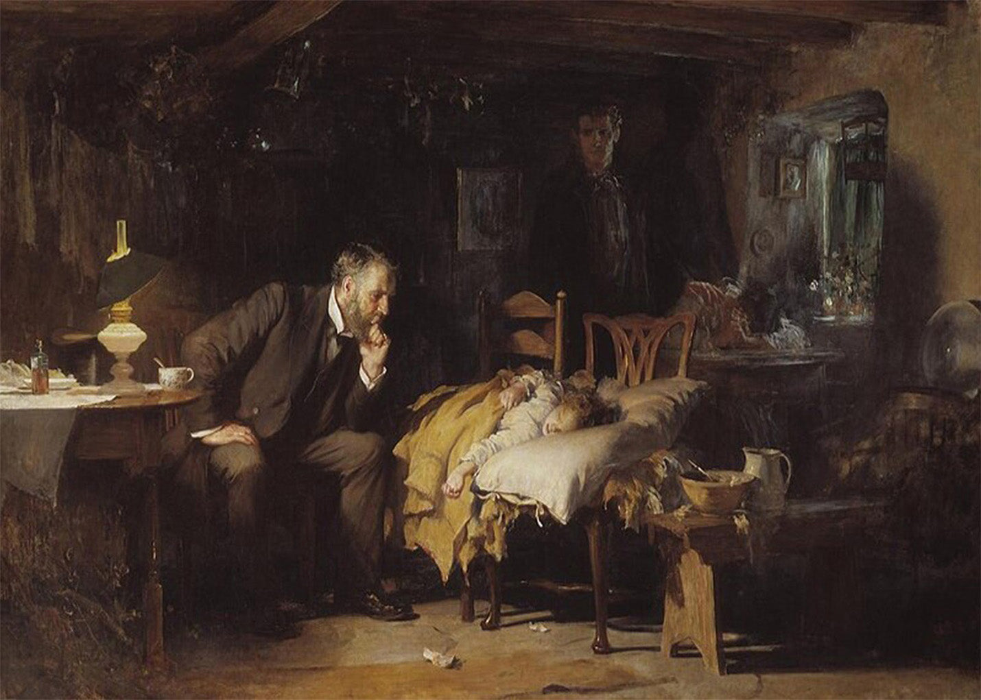 Cuadro El Doctor (Luke Fildes)