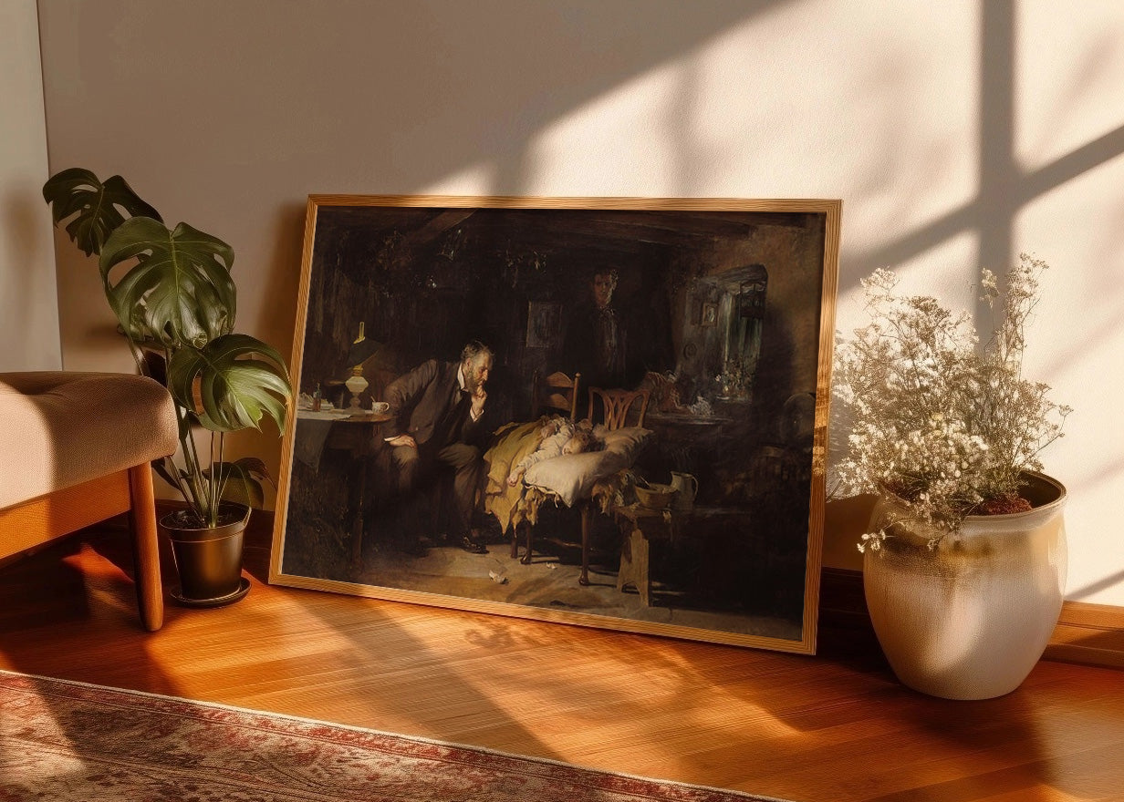 Cuadro El Doctor (Luke Fildes)