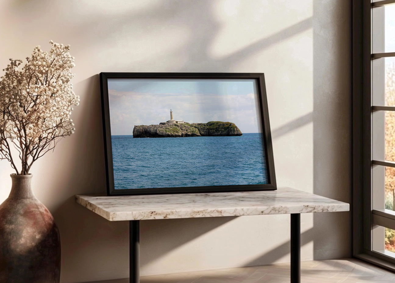 Cuadro El Faro de la isla de Mouro