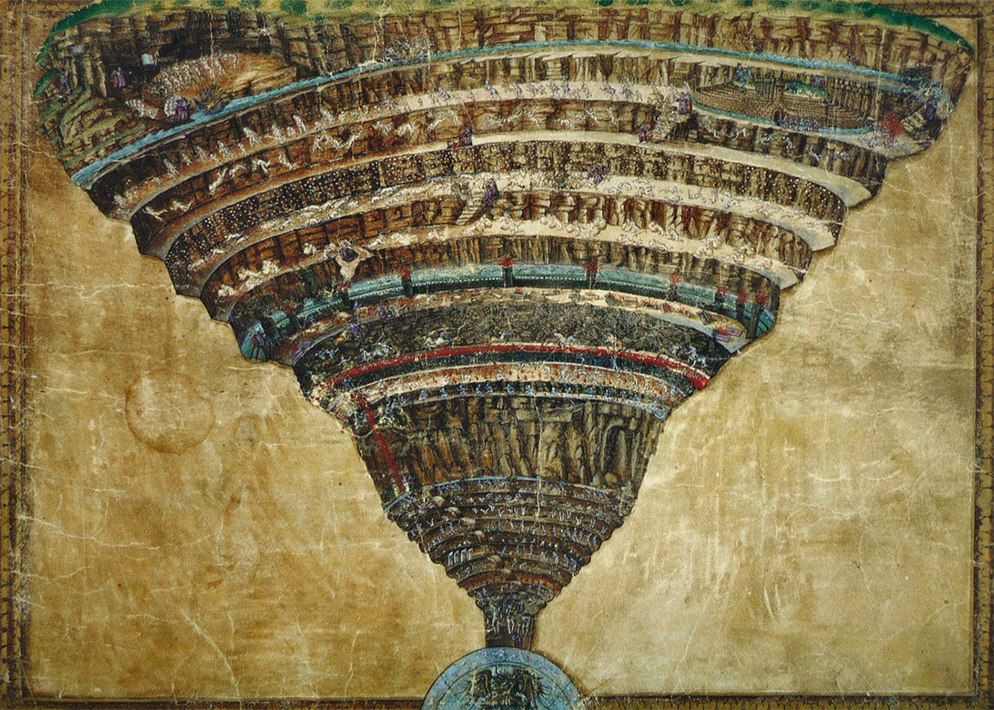 Cuadro El Infierno de Dante (Sandro Botticelli)