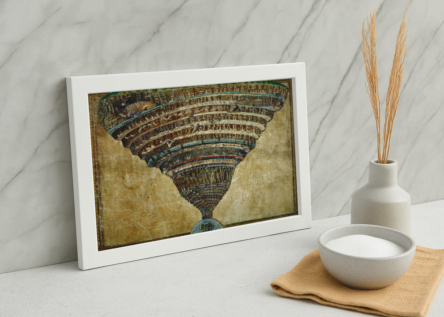 Cuadro El Infierno de Dante (Sandro Botticelli)
