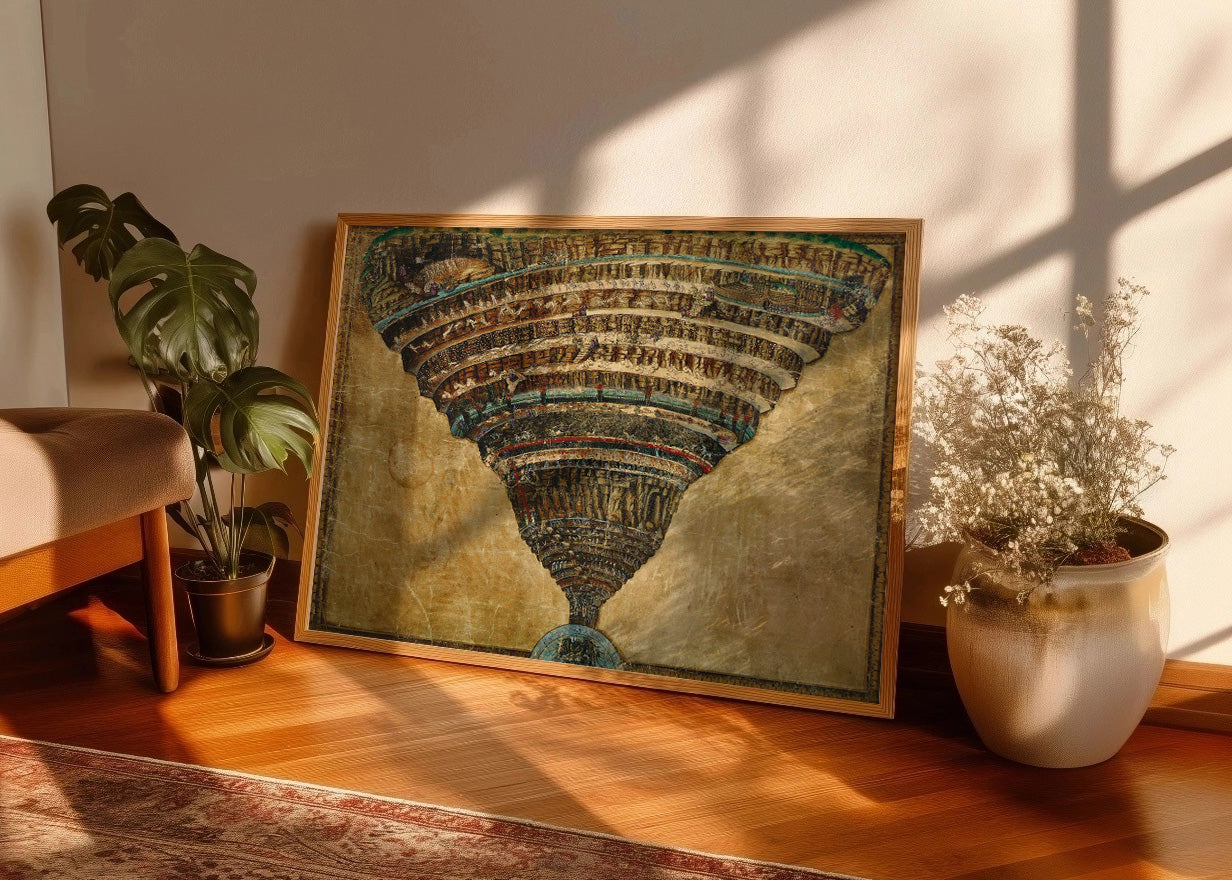 Cuadro El Infierno de Dante (Sandro Botticelli)
