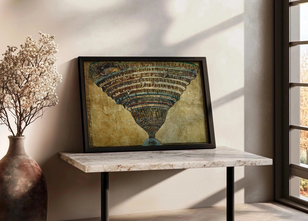Cuadro El Infierno de Dante (Sandro Botticelli)